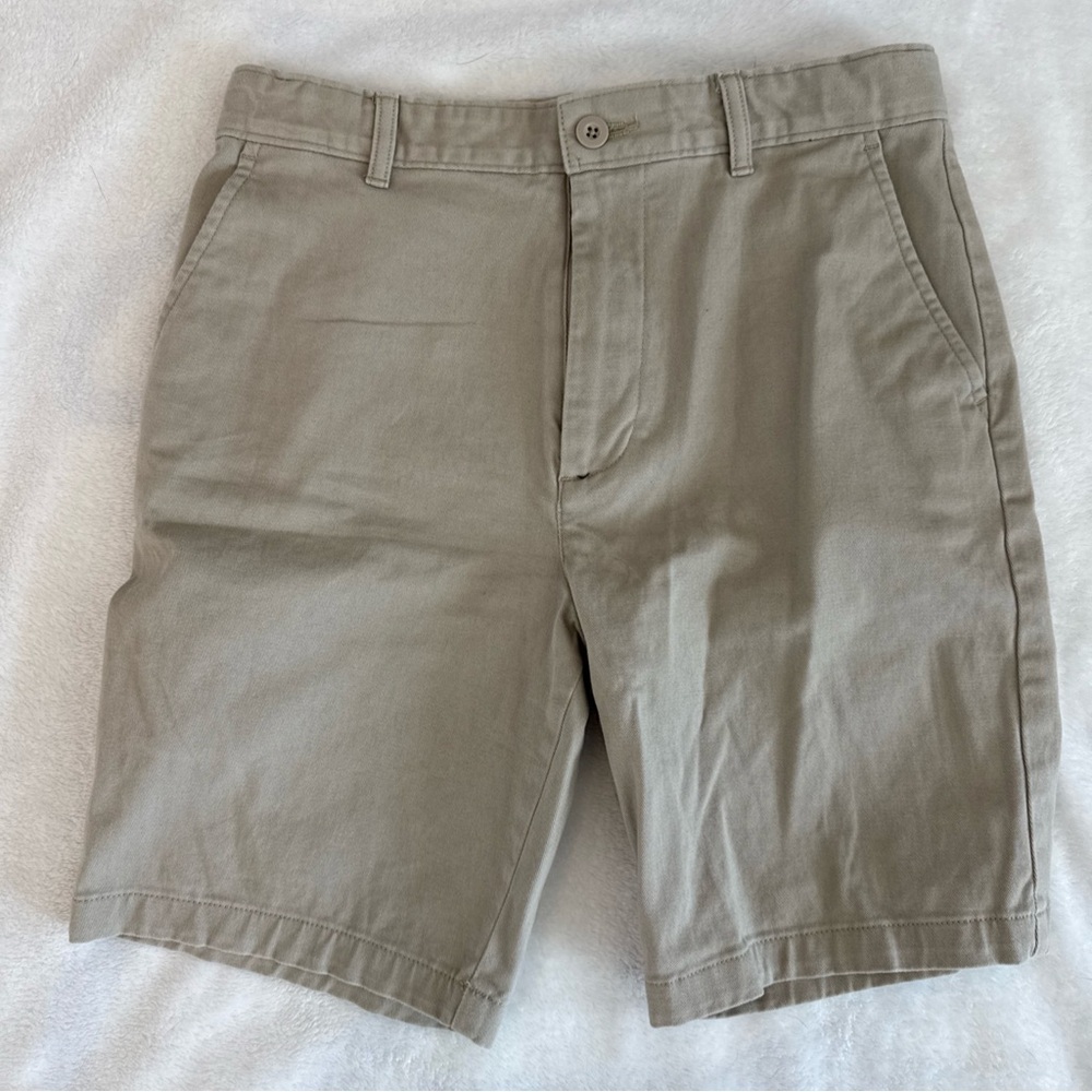 Class Club Boys Khaki Flat Front Shorts
